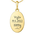 Přívěsek vzorová rytina 