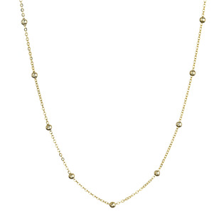 Pozlacený stříbrný řetízek