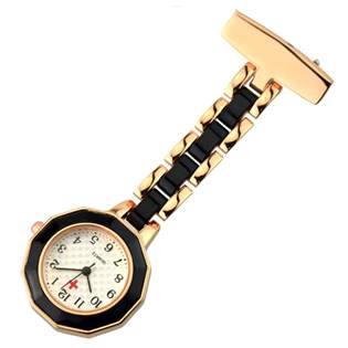 Připínací zlacené hodinky pro zdravotníky