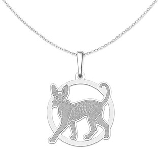 Přívěsek kočka cornish rex