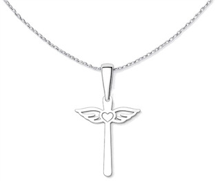 Přívěsek kříž s křídly