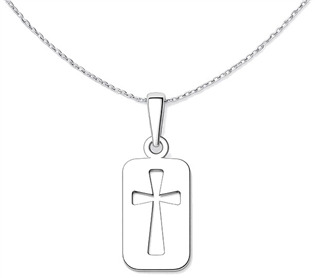 Přívěsek velký kříž v obdélníku