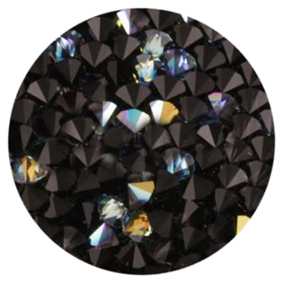 Prsten s krystaly Crystals from Swarovski® CRYSTAL AB BLACK