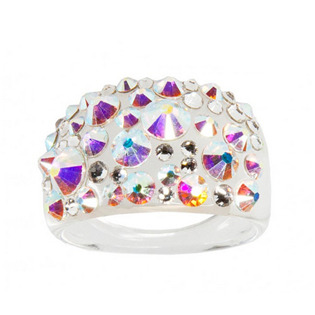 Prsten SWAROVSKI® elements - Crystal AB, vel. 59