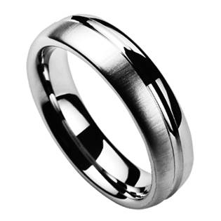 Prsten wolfram, šíře 6 mm, vel. 52