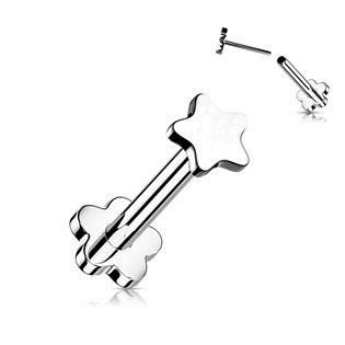 PUSH IN piercing do brady / ucha TITAN 1,2 x 8 mm