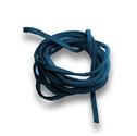 Řezaná kožená šňůrka azurová modrá, tl. 2 mm, délka 100 cm
