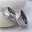 Ocelový prsten damasteel FOTO1
