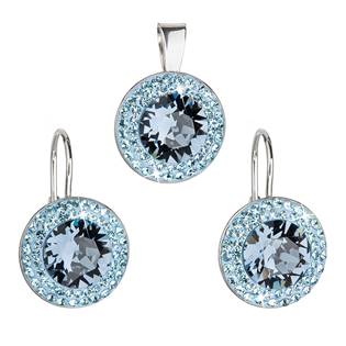 Sada šperků s kameny Crystals from Swarovski® Denim Blue