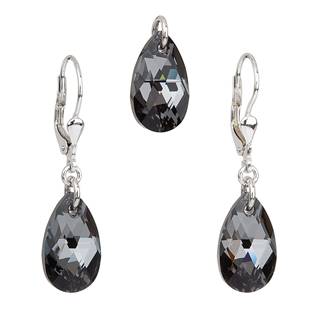 Sada šperků s kameny Crystals from Swarovski® Silver Night