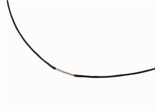 Saténová stuha černá 0865-0145, délka 45 cm