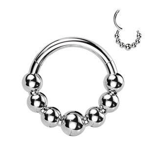 Segment kruh - helix / cartilage / tragus / septum piercing TITAN