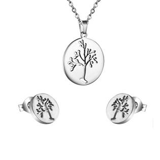 Set šperků z chirurgické oceli, strom života