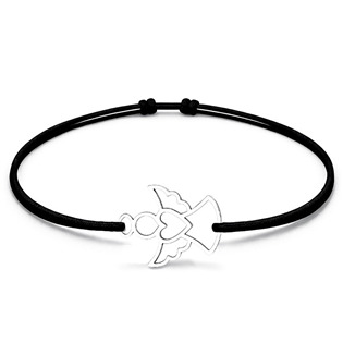 Šňůrkový náramek anděl