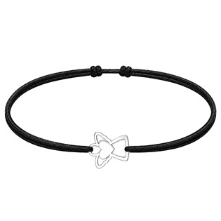 Šňůrkový náramek anděl se srdcem