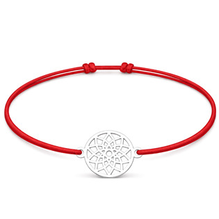 Šňůrkový náramek mandala