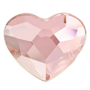 Srdce Crystal from SWAROVSKI® 10mm, Rosaline