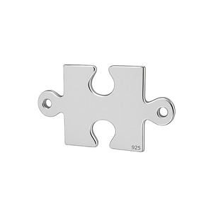 Stříbrná komponenta - přívěšek puzzle
