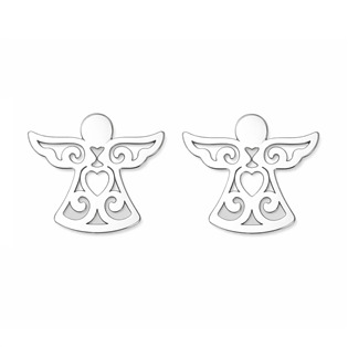 Stříbrné náušnice andělíčci