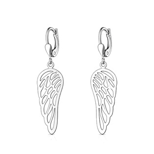 Stříbrné náušnice andělská křídla