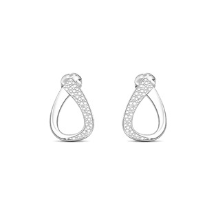 Stříbrné náušnice kapky