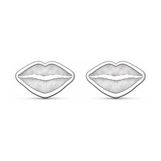 Stříbrné náušnice rty