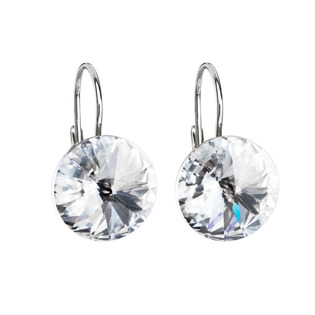 Stříbrné náušnice s krystaly Crystals from Swarovski® Crystal