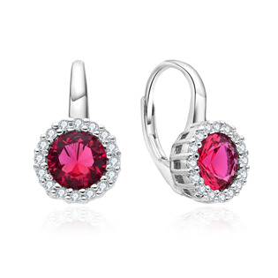 Stříbrné náušnice se zirkony