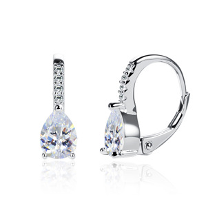 Stříbrné náušnice slzičky