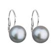 Stříbrné perlové náušnice přírodní perly