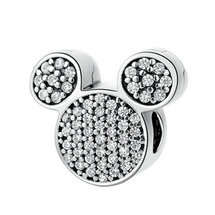 Stříbrný korálek na náramek Mickey