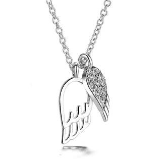Stříbrný náhrdelník - andělská křídla