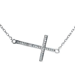Střibrný náhrdelník - křížek