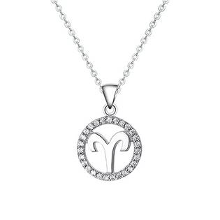 Stříbrný náhrdelník - znamení beran