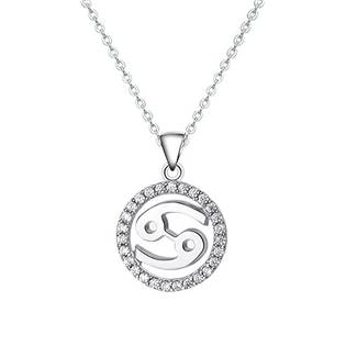 Stříbrný náhrdelník - znamení rak