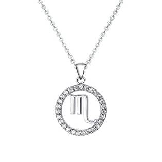 Stříbrný náhrdelník - znamení štír