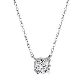 Stříbrný náhrdelník ELEN moissanite