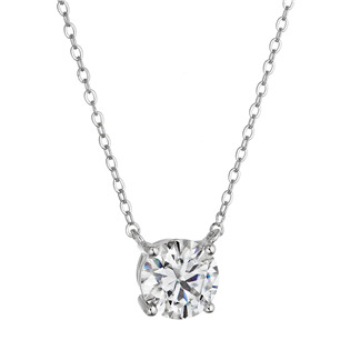 Stříbrný náhrdelník ELEN moissanite