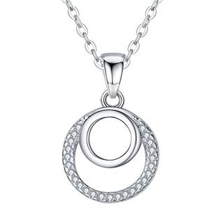 Stříbrný náhrdelník kolečka