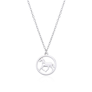 Střibrný náhrdelník kůň