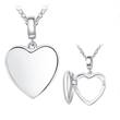 Stříbrný náhrdelník s medailonem srdce