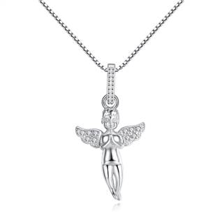Stříbrný náhrdelník s andělíčkem