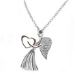 Stříbrný náhrdelník andělíček