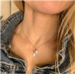 Stříbrný náhrdelník s andílkem
