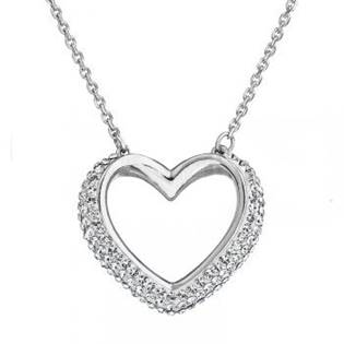 Stříbrný náhrdelník s Crystals from Swarovski®, Crystal