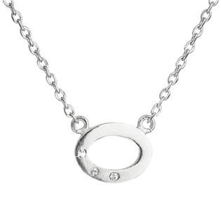 Stříbrný náhrdelník s Crystals from Swarovski® Crystal