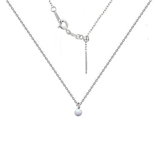 Stříbrný náhrdelník s drobým opálem