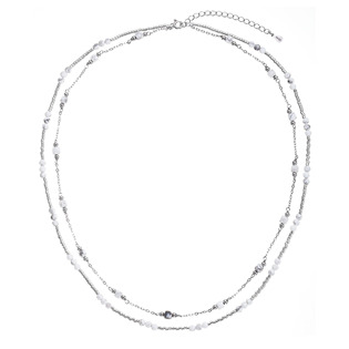 Stříbrný náhrdelník s howlity