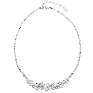 Stříbrný náhrdelník s krystaly Crystals from Swarovski® AB