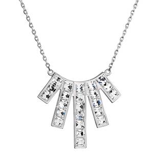 Stříbrný náhrdelník s krystaly Crystals from Swarovski® Crystal